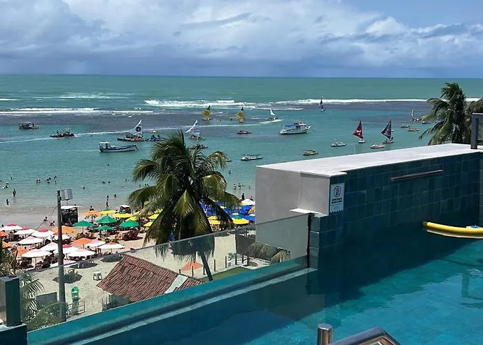 Flat a beira mar Porto de Galinhas pé na areia